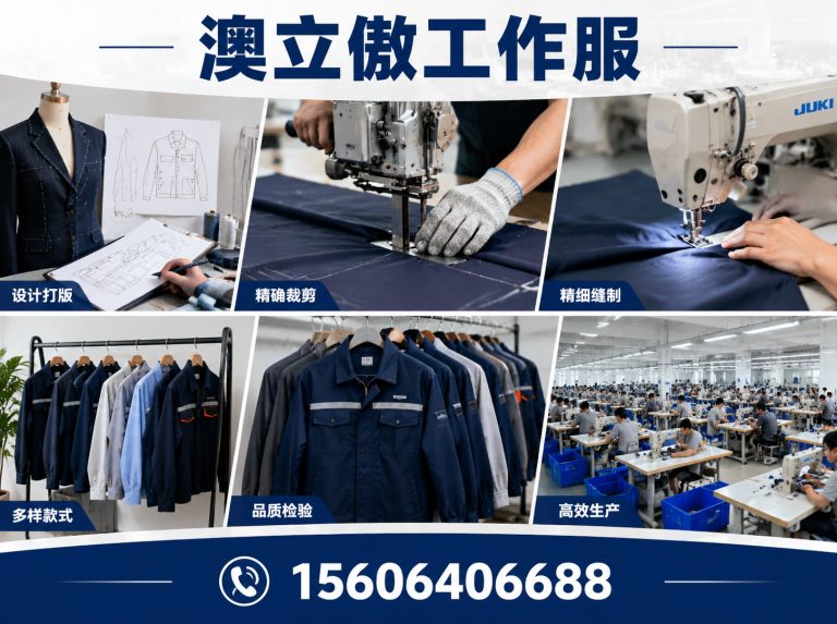 长清区职业装加工展示图